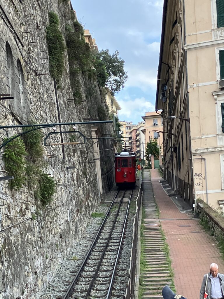 Tram at Genova